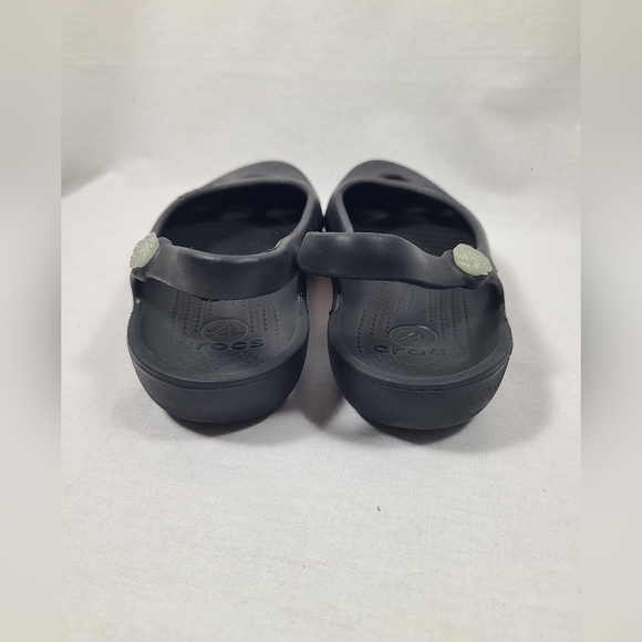 Crocs Jayna Womens Size 9W Slingback Slip On Ballet Flats Black Comfort - Picture 7 of 8